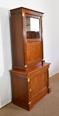 Mahogany 2-Cornered Directoire Style Cabinet, 19th Century-RVK-1440534