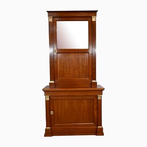 Mahogany 2-Cornered Directoire Style Cabinet, 19th Century-RVK-1440534