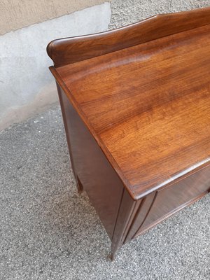 Mahogany 3-Door Commode by Franco Buzzi, 1940s-OHK-1075387