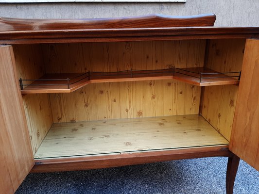 Mahogany 3-Door Commode by Franco Buzzi, 1940s-OHK-1075387