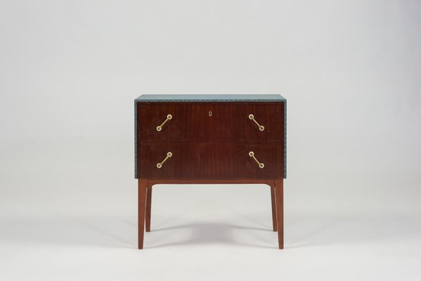 Mahogany and Teak Chest of Drawers, 1950s-KMC-638589