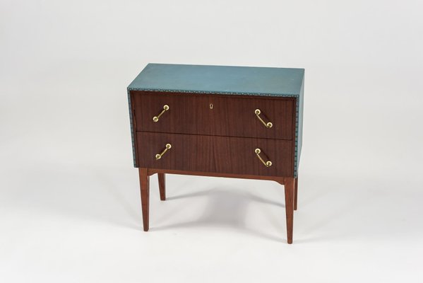 Mahogany and Teak Chest of Drawers, 1950s-KMC-638589