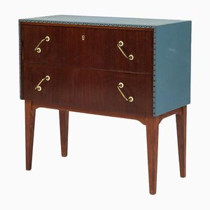 Mahogany and Teak Chest of Drawers, 1950s-KMC-638589