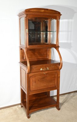 Mahogany Bar Cabinet attributed to Maison E. Diot, 1900s-RVK-1823841