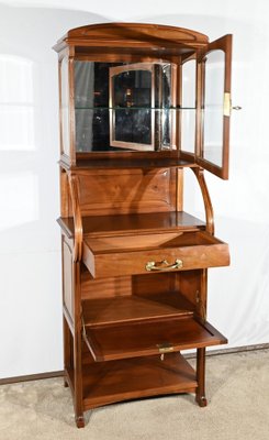 Mahogany Bar Cabinet attributed to Maison E. Diot, 1900s-RVK-1823841