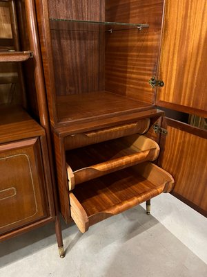 Mahogany Bookcase from Permanente Mobili Cantù, 1950s-BNU-1105675