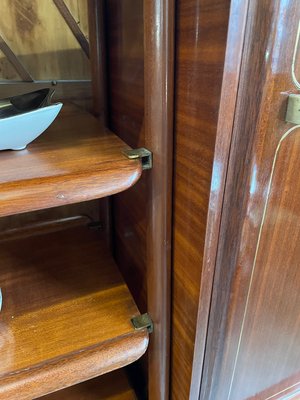 Mahogany Bookcase from Permanente Mobili Cantù, 1950s-BNU-1105675