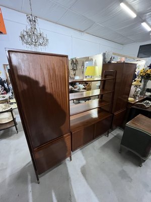 Mahogany Bookcase from Permanente Mobili Cantù, 1950s-BNU-1105675