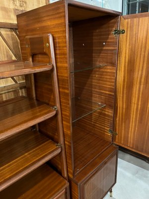 Mahogany Bookcase from Permanente Mobili Cantù, 1950s-BNU-1105675