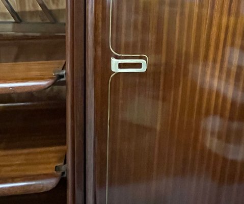 Mahogany Bookcase from Permanente Mobili Cantù, 1950s-BNU-1105675