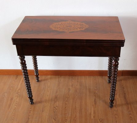 Mahogany Card Table-IYX-973108