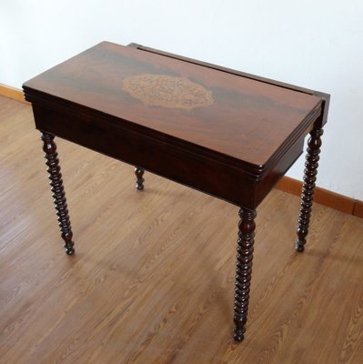 Mahogany Card Table-IYX-973108