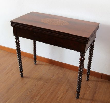 Mahogany Card Table-IYX-973108