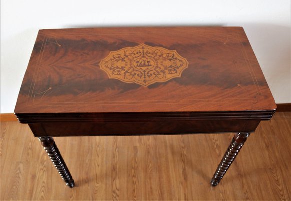 Mahogany Card Table-IYX-973108