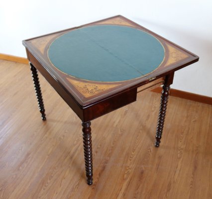 Mahogany Card Table-IYX-973108