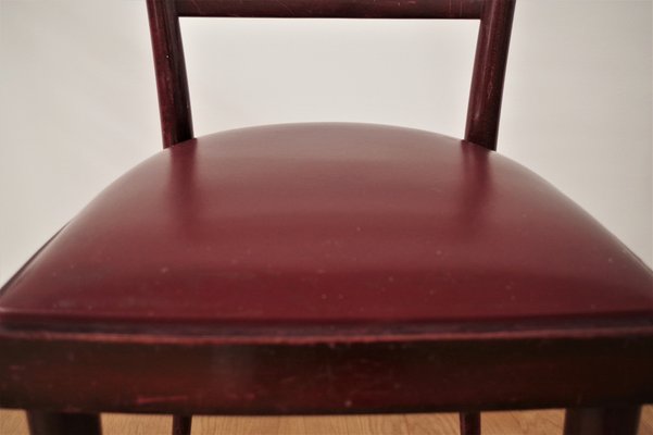 Mahogany Chairs, 1950s, Set of 3-KNM-975819