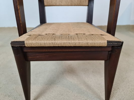 Mahogany Chairs, 1950s, Set of 4-DOA-1049329