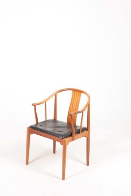 Mahogany China Chair by Hans J. Wegner for Fritz Hansen, 1960s-FK-826756