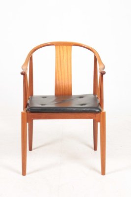 Mahogany China Chair by Hans J. Wegner for Fritz Hansen, 1960s-FK-826756