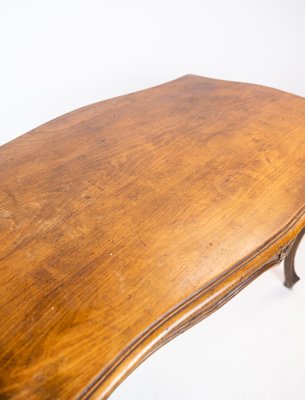 Mahogany Coffee Table with Carvings, 1880s-UY-1427388