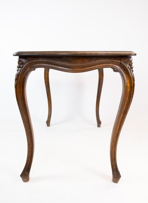 Mahogany Coffee Table with Carvings, 1880s-UY-1427388