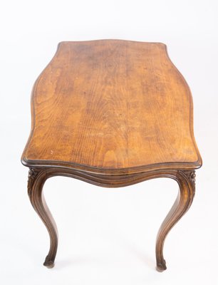 Mahogany Coffee Table with Carvings, 1880s-UY-1427388