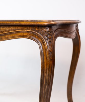 Mahogany Coffee Table with Carvings, 1880s-UY-1427388