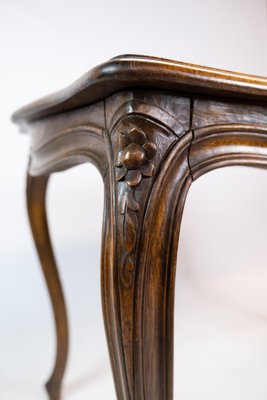 Mahogany Coffee Table with Carvings, 1880s-UY-1427388