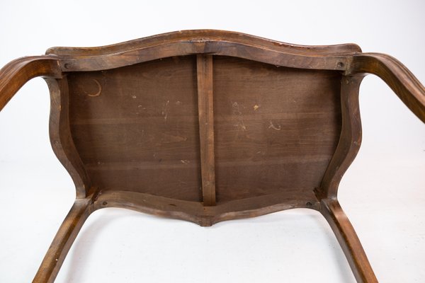 Mahogany Coffee Table with Carvings, 1880s-UY-1427388