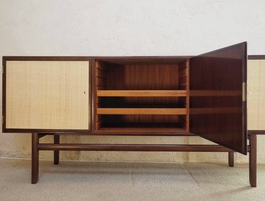 Mahogany Enfilade by Ole Wanscher for Poul Jeppesens Møbelfabrik, 1950s-MBX-1140921