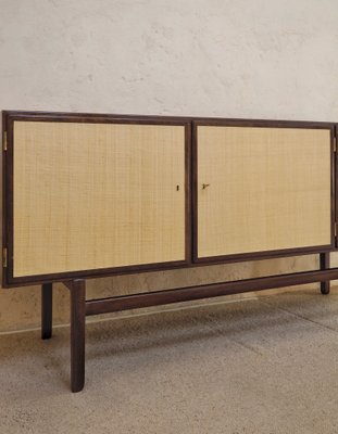 Mahogany Enfilade by Ole Wanscher for Poul Jeppesens Møbelfabrik, 1950s-MBX-1140921