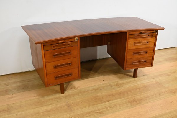 Mahogany Executive Desk from Ordo, 1960s-RVK-2034833