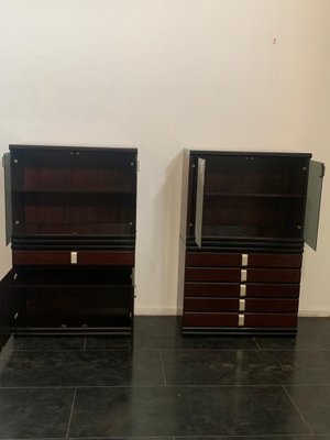 Mahogany Modular Furniture, 1970s, Set of 6-IJR-1153424