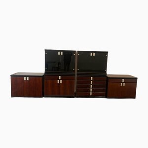 Mahogany Modular Furniture, 1970s, Set of 6-IJR-1153424