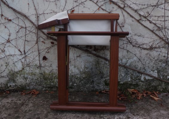 Mahogany Naval Director's Chair, 1980s-KNM-844626