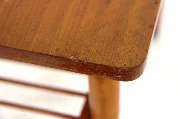 Mahogany Side Table, Sweden, 1950s-GEK-1783636