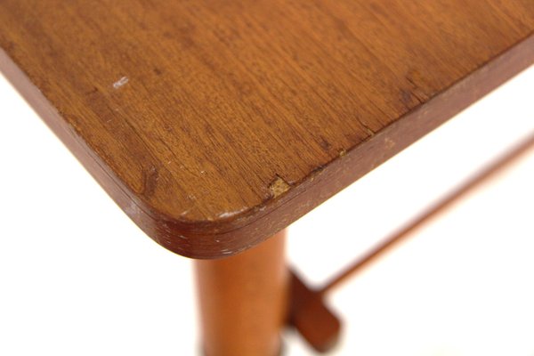 Mahogany Side Table, Sweden, 1950s-GEK-1783636