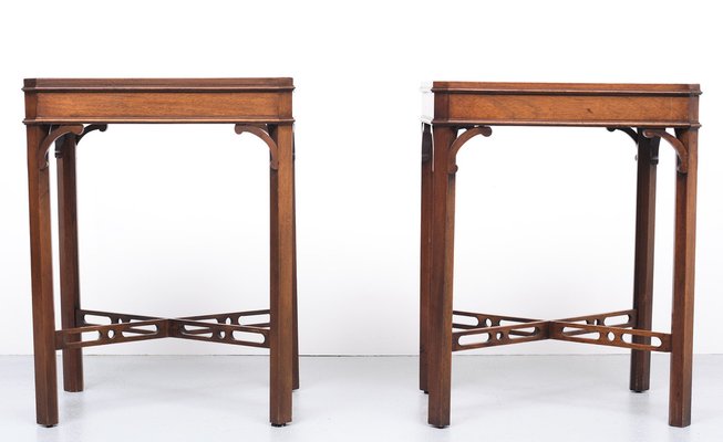 Mahogany Side Tables by Bevan Funnell for Reprodux England, 1960s, Set of 2-GCG-1240760