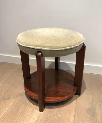 Mahogany Velvet Mahogany Stool-BA-1365329