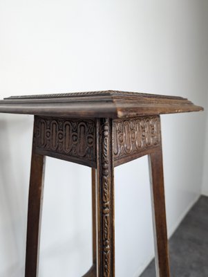 Mahogany Wood Side Table-HLV-2033128