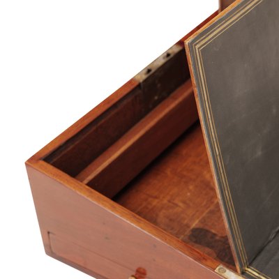 Mahogany Writing Box with Leather Pad, England, 1830s-GCQ-1730039