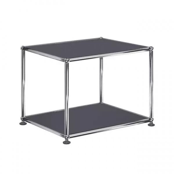 1x1 Metal Side Table [W500XD350XH350] by Usm #Anthracite [RAL 7016]