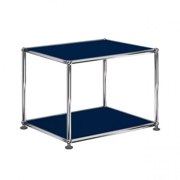 1x1 Metal Side Table [W500XD350XH350] by Usm #Steel Blue [RAL 5011]