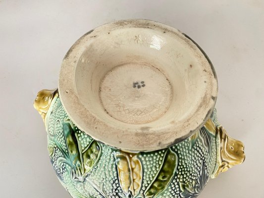 Majolica Bowl or Vide Poche, Belgium, 1900s-UR-1696491