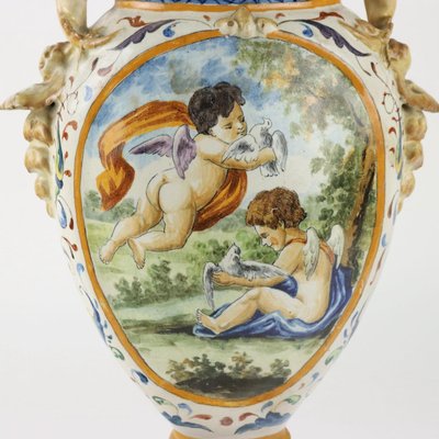 Majolica Vases, Set of 2-VMM-2026538