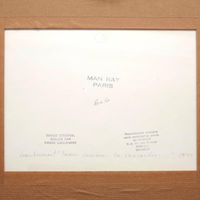 Man Ray, Hommage a Lautréamont, Black and White Photograph, Framed-WM-1157818