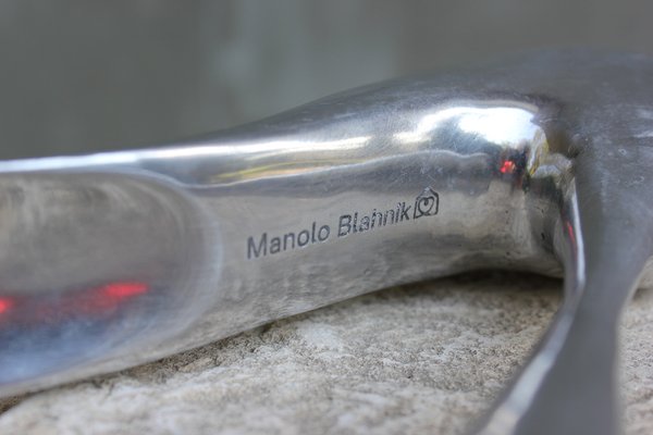 Manolo Blahnik Shoe Horn in Cast Aluminum, 2000s-UWJ-1768514