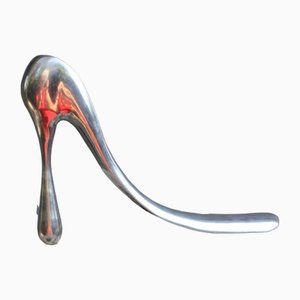 Manolo Blahnik Shoe Horn in Cast Aluminum, 2000s-UWJ-1768514