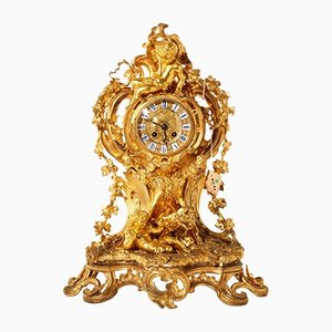 Mantel Clock in the Style of Louis XV-WMV-1127246