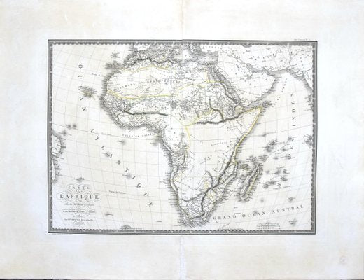 Map of Africa by C. Brue, 1820-ZCI-909836